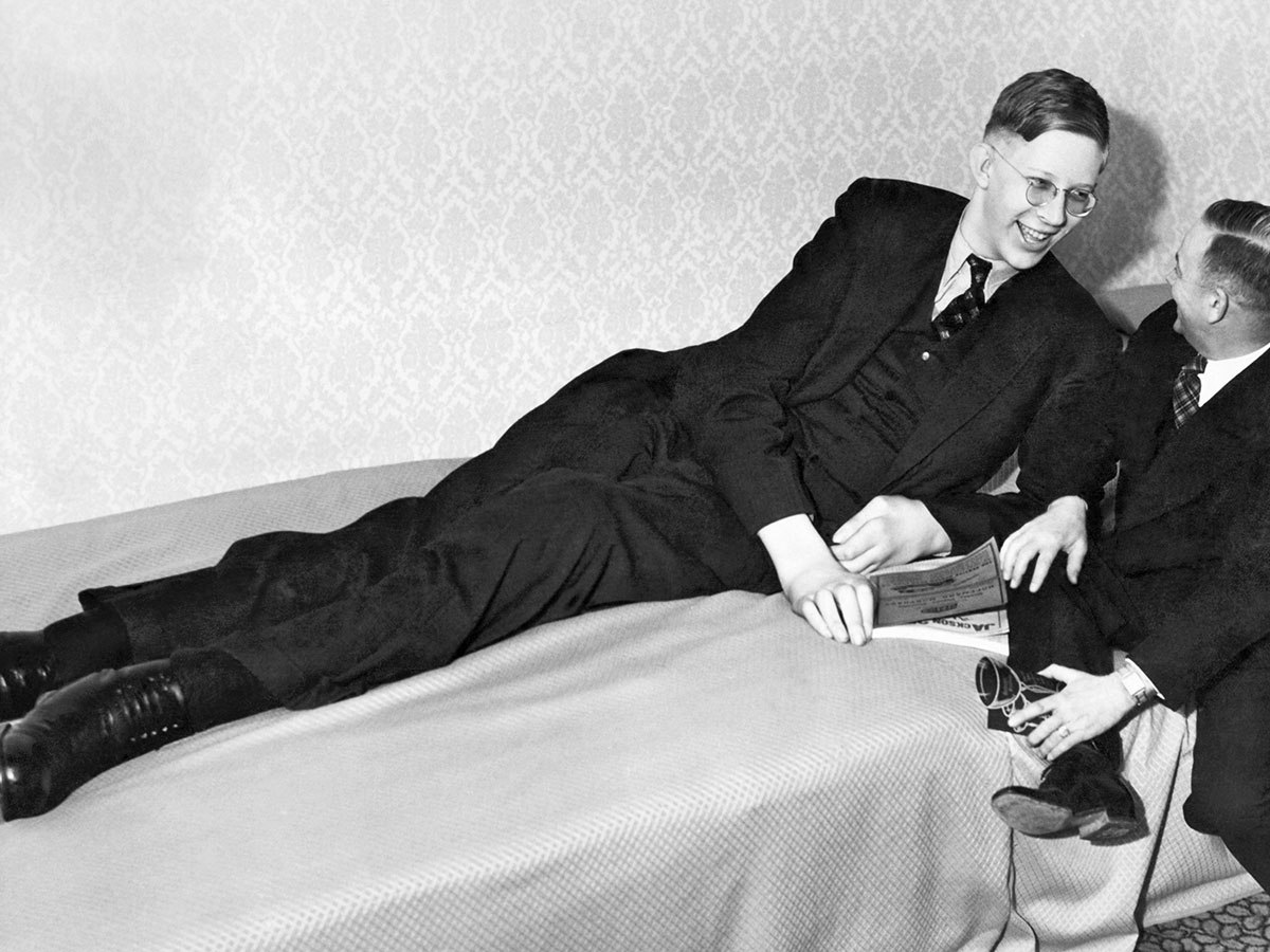 Il Gigante Gentile Robert Wadlow, l’uomo più alto mai&nbsp;esistito